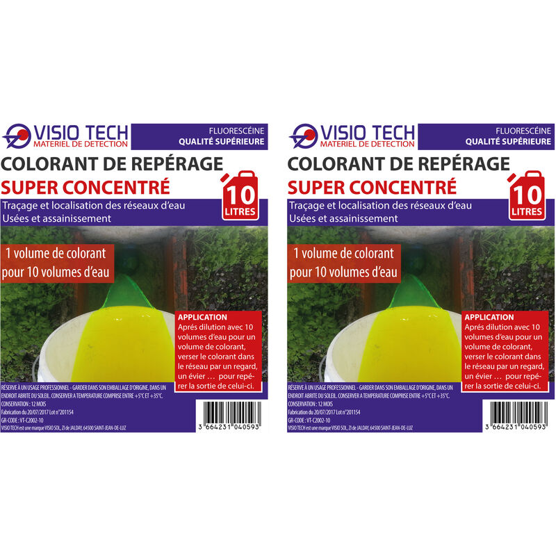 Fluorescéine Super Concentré, 5L