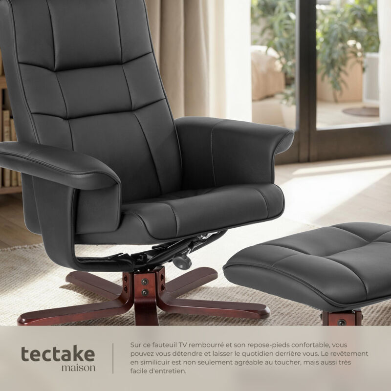 Fauteuil Relax Scandinave Avec Repose-pieds - Velours, Pieds Métal, Design Moderne Pour Salon/chambre