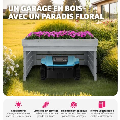 Garage Pour Robot Tondeuse MOVA - Protection Intempéries Et UV - Étanche - Compatible MOVA 1000/600