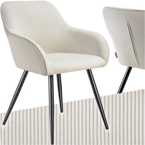 Chaise en velours terracotta dossier arrondi (lot de 2) | Chaises