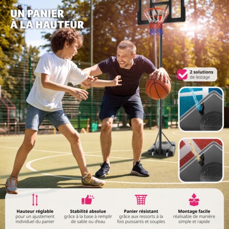 Panier de basket socle à remplir