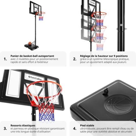 Panier de basket socle à remplir