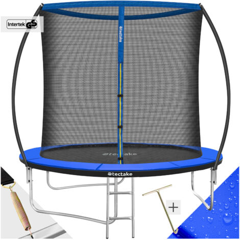 Trampoline avec filet de sécurité et échelle d'accès 244cm diamètre