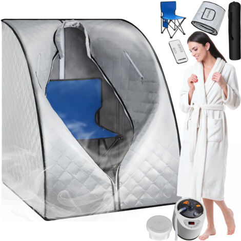 Sauna à vapeur mobile 1000W avec fonction minuterie