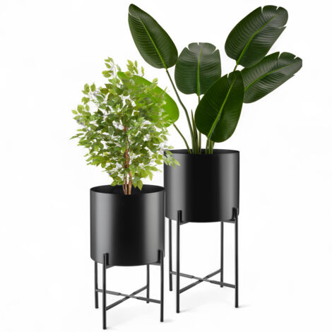 Lot 2 supports de plantes en acier revêtu par poudre (1/5)