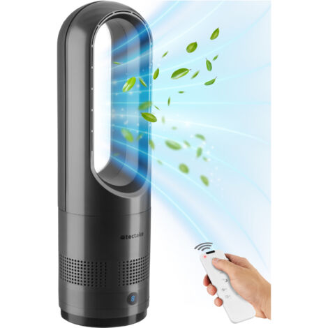Ventilateur colonne avec oscillation à 80° 8 niveaux de vitesse gris