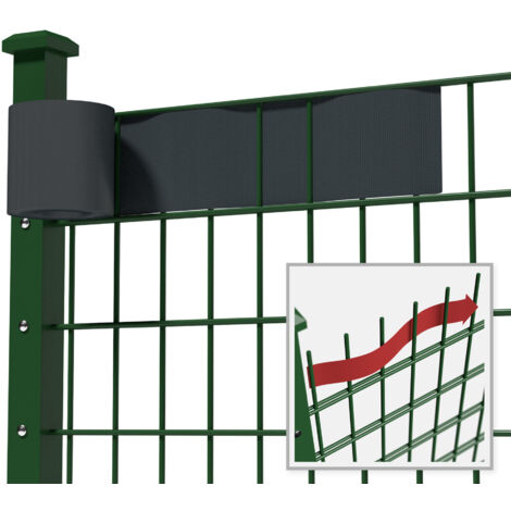 Bandes Brise-vue PVC pour Clôtures à barreaux simples et doubles