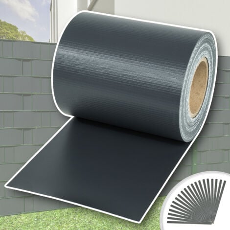 Bandes Brise-vue PVC pour Clôtures à barreaux simples et doubles