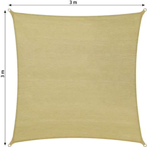Voile d'ombrage triangulaire Rectangulaire avec une protection UV 50+