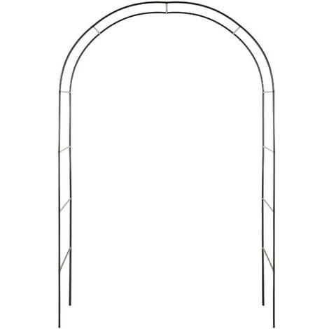 Lot de 4 Arches de jardin à roses en Acier Résistant aux intempéries