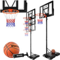 Panier de basket hauteur panier 230 - 305 cm avec ballon et pompe