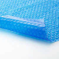 Bâche ? bulles pour Piscine rectangulaire de protection Extèrieure en Plastique 7,32 m x 3,66 m Bleu
