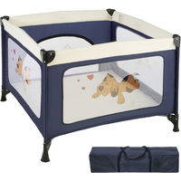 Parc Bebe Pliable Avec Matelas Et Sac De Transport 105 Cm X 105 Cm X 78