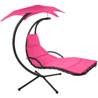 Transat suspendu KASIA - fauteuil relax, fauteuil suspendu, chaise suspendue - rose vif