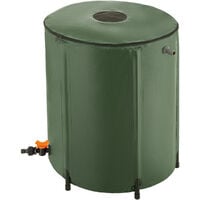 Récupérateur d'eau de pluie - réservoir d´eau de pluie, citerne d´eau de pluie, cuve à eau - 200 L - vert