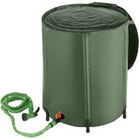 Récupérateur d'eau de pluie - réservoir d´eau de pluie, citerne d´eau de pluie, cuve à eau - 200 L - vert