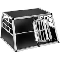 Caisse de Transport Chien en Aluminium 89 cm x 69 cm x 50 cm Noir - noir