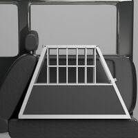 Cage de Transport pour Chien en Aluminium 66 cm x 90 cm x 69,5 cm Noir - noir