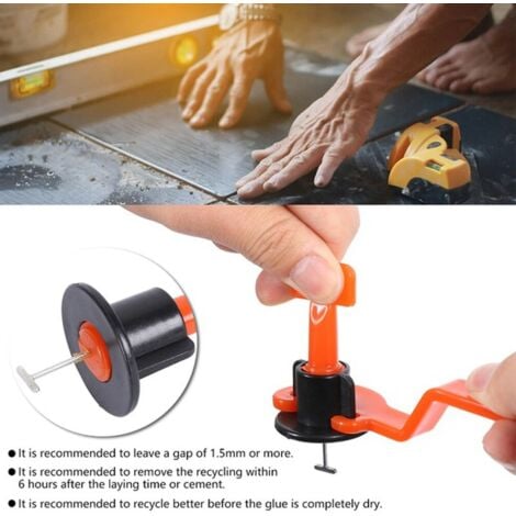 602 Pcs Tile Systeme Leveling Reutilisable Carrelage Niveleur Et Spacers  Outils