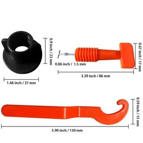 602 Pcs Tile Systeme Leveling Reutilisable Carrelage Niveleur Et Spacers  Outils