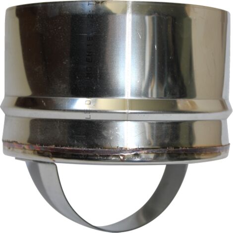 Bouchon de condensation simple paroi inox femelle   - Ø 200 (1/2)