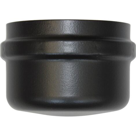 Sivac – Bouchon de condensation noir femelle Ø 80 mm – Raccord fumisterie pour poêles à granulés – Évite les salissures et dommages