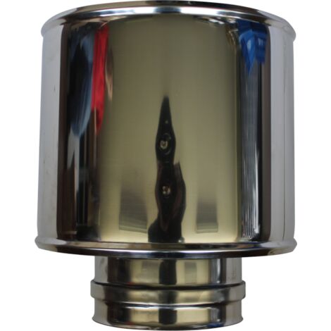 Chapeau anti-intempérie double paroi isolée - Ø int/ext: 150-200