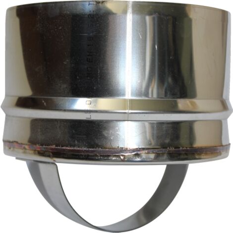 Bouchon de condensation étanche simple paroi inox femelle - Ø 150 (1/2)