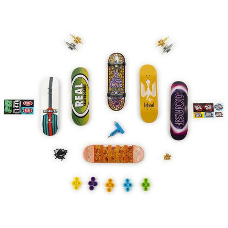 Pack Finger Skate - Tech Deck - Skate Shop Bonus - Jaune - Mixte