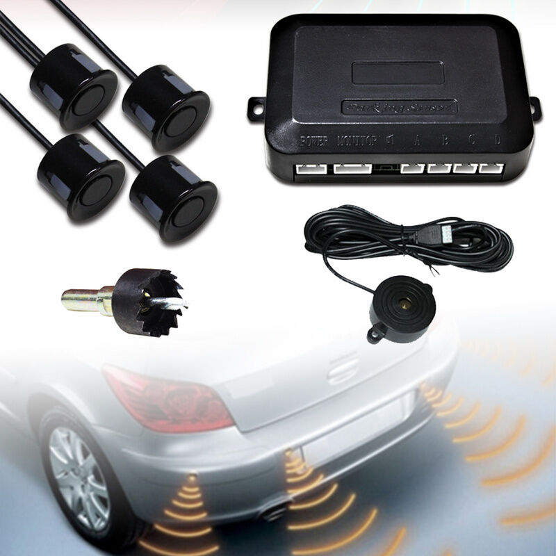 VINGO 4 Sensoren Einparkhilfe Hinten Rückfahrsystem Dekoration Auto  Rückfahrwarner