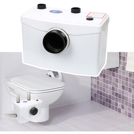 VINGO Hebeanlage Zerkleinerer 600W Toilette Kleinhebeanlage WC  Fäkalienpumpe Sanitär