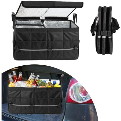 Aufbewahrungstasche für den Kofferraum, faltbare schwarze