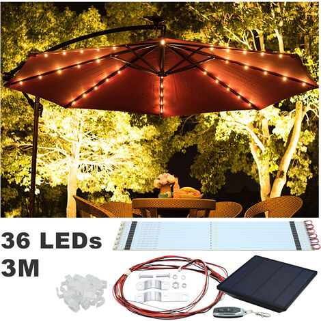 VINGO LEDSonnenschirmLichterkette, GartenTerrassenschirme mit