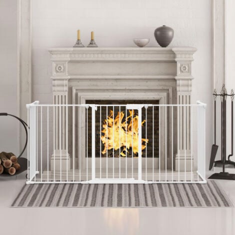 Ycozy Treppenschutzgitter Ausziehbar 0-200 Cm - Kindersicherung Für Baby & Haustiere