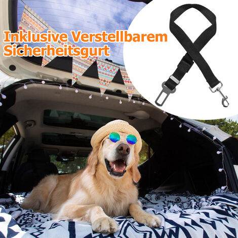 VINGO hundegitter auto Hundeschutzgitter Nimm 3 stacheldraht verstellbare  Breite Für hunde schwarz