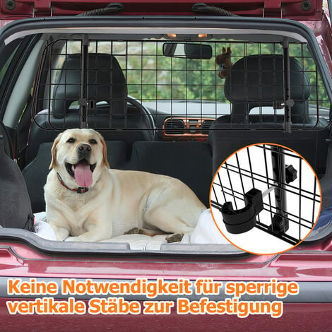 hundegitter auto Hundeschutzgitter Trenngitter Universal verstellbare  Breite verstellbar von 90-145 cm