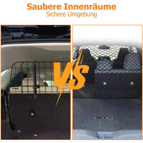 Hundeschutzgitter Für Auto - 3-lagiges Sicherheitsnetz Mit Organizer Für SUV