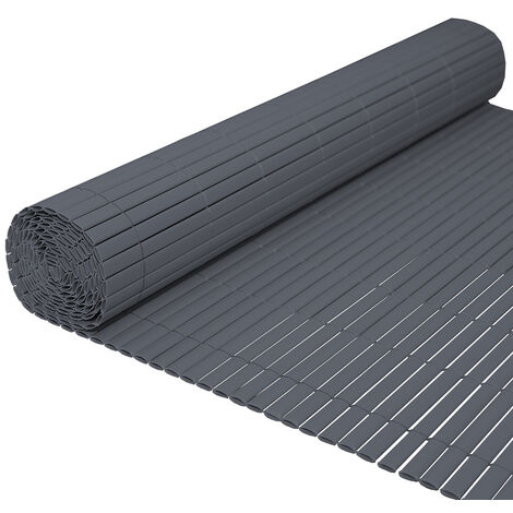 VINGO PVC Sichtschutzstreifen Doppelstabmatten Zaun Gartenzaun