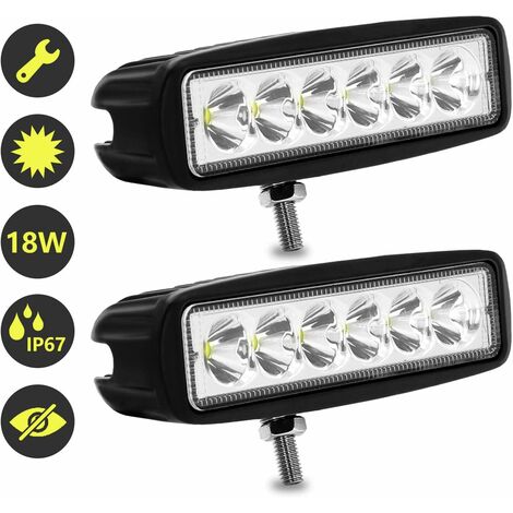 2x 162w Quadratisch LED 12v 24v Arbeit Punkt Flut DRL Lichter Lampen