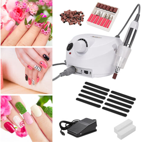 Zasiene 30-teiliges Nagelfräser-Bit-Set Aus Edelstahl & Diamant – Für Maniküre, Pediküre & Nagelpflege