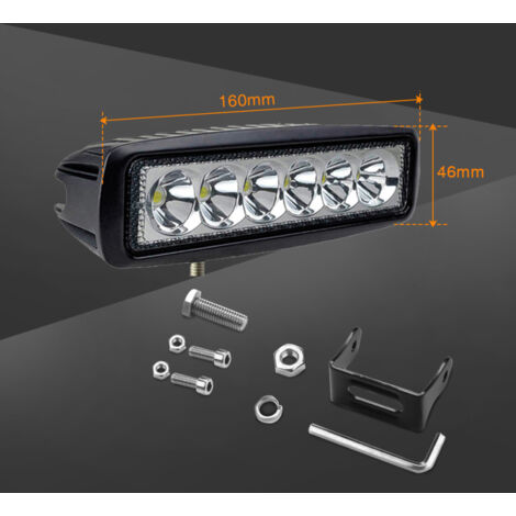 SUPAREE LED Arbeitsscheinwerfer 12V 2-tlg - Offroad Scheinwerfer Mit Orange Blinkern