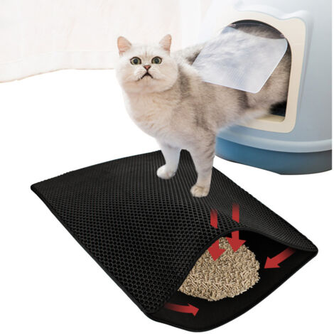 SWANEW Katzenmatte Sonstiges Katzenzubehör Katzenfangmatte Katzenklo Matte Vorleger Katzenstreu Matte 7860cm 81961807