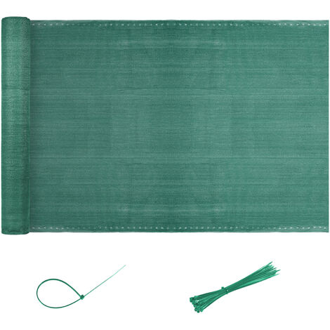UISEBRT Sichtschutz Zaunblende 1,2x10m Grün - Perfekter Sonnen- Und Windschutz Für Garten & Tennisplatz