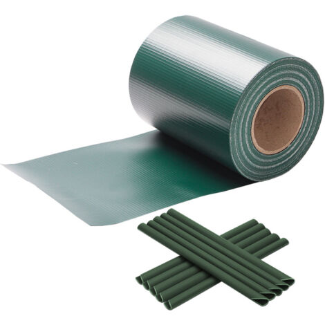 Sichtschutzstreifen Für Zaun & Balkon, 19 Cm X 35 M, PVC Mit Klemmenclips – UV-beständig & Einfach Zu Montieren