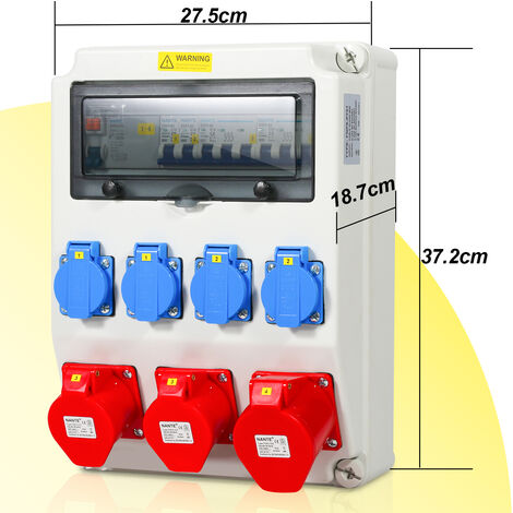 VINGO Stromverteiler Baustromverteiler Verteiler Wandverteiler CEE ...