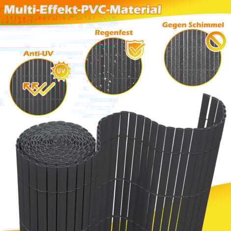 (Deactive)VINGO PVC Sichtschutzmatte Balkonsichtschutz