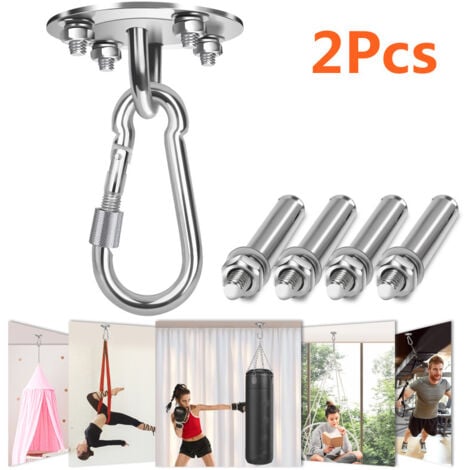 Naapesi Deckenhaken Edelstahl - Für Hängesessel & Boxsack Bis 457kg