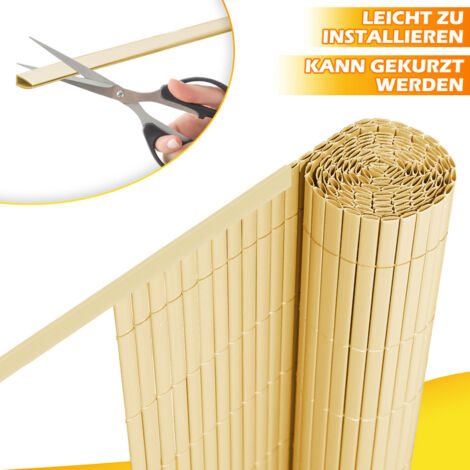 (Deactive)VINGO PVC Sichtschutzmatte Balkonsichtschutz