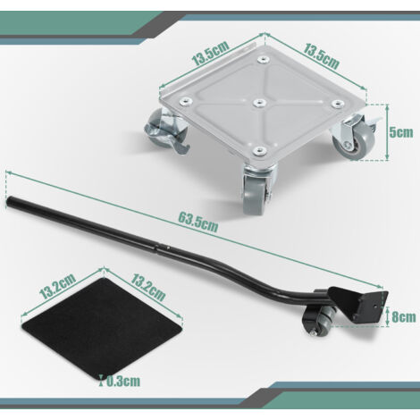ADGO Transportplattform Dreieckig - Möbelroller Bis 100kg