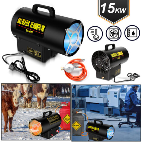 Gasheizer Gasstrahler Von Geko - 20kW, 40kW, 65kW Mit Thermostat, Neu & Originalverpackt Für Werkstatt, Garage & Außenbereich